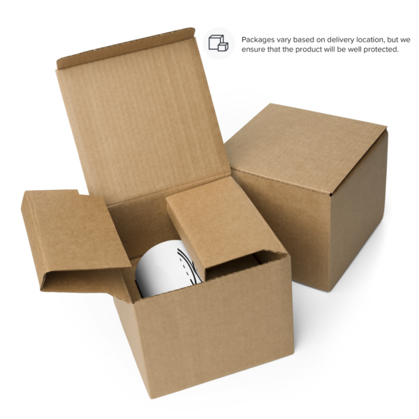 white glossy mug