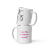 white glossy mug