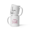 white glossy mug
