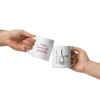 white glossy mug