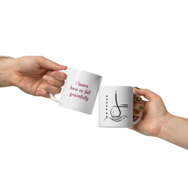 white glossy mug
