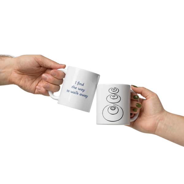 white glossy mug