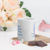 white glossy mug