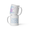 white glossy mug