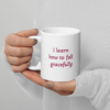 white glossy mug