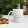 white glossy mug