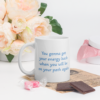 white glossy mug