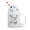 white glossy mug