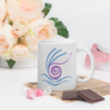 white glossy mug