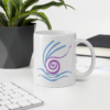 white glossy mug