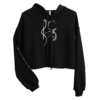 crop hoodie i am free to express myself