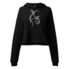 crop hoodie i am free to express myself