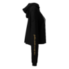 crop hoodie i am free to express myself