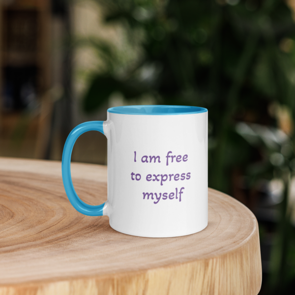 mug with color inside