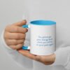 mug with color inside