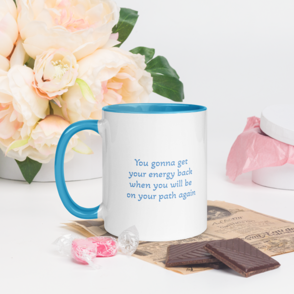 mug with color inside