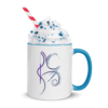 mug with color inside