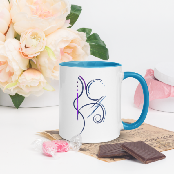 mug with color inside