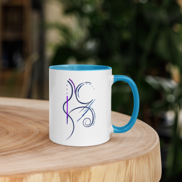 mug with color inside