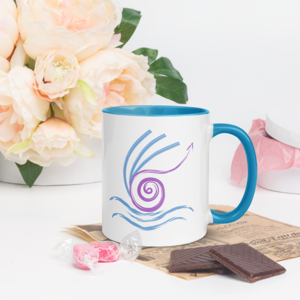 mug with color inside