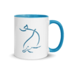mug with color inside