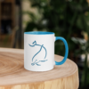 mug with color inside