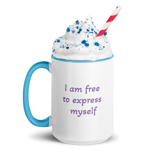 mug with color inside