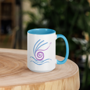 mug with color inside
