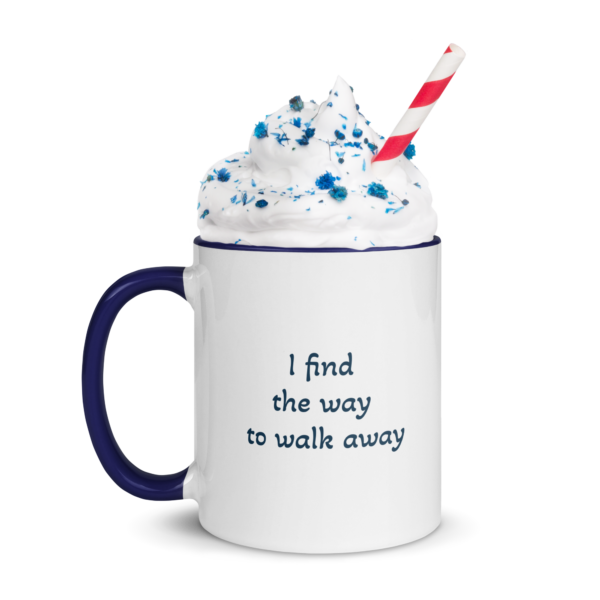 mug with color inside