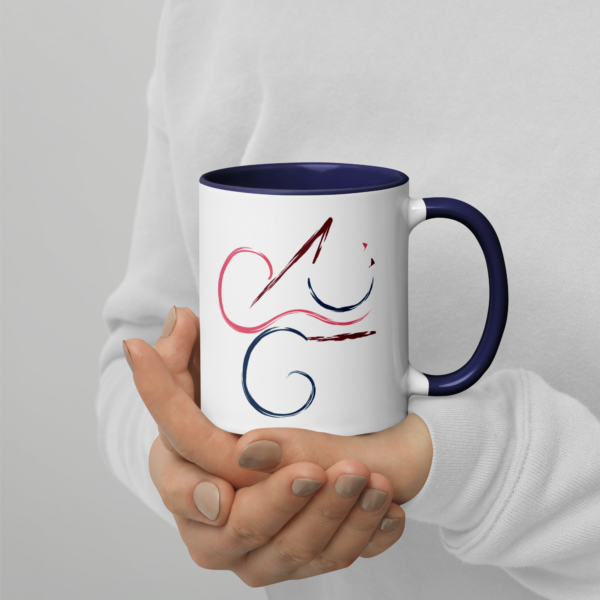 mug with color inside