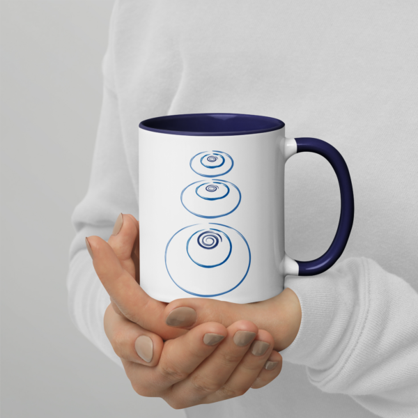 mug with color inside