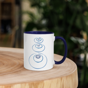 mug with color inside
