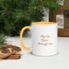 mug with color inside