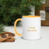 mug with color inside