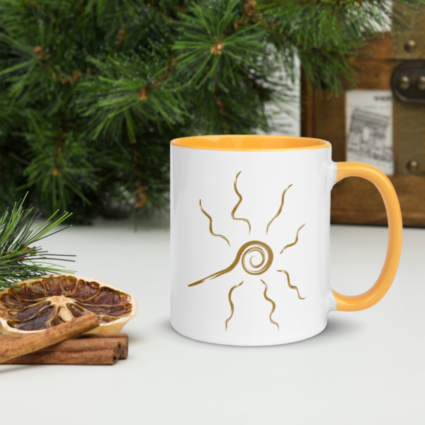mug with color inside