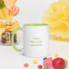 mug with color inside