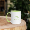 mug with color inside