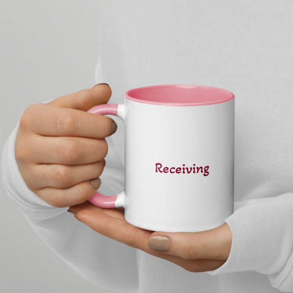 mug with color inside