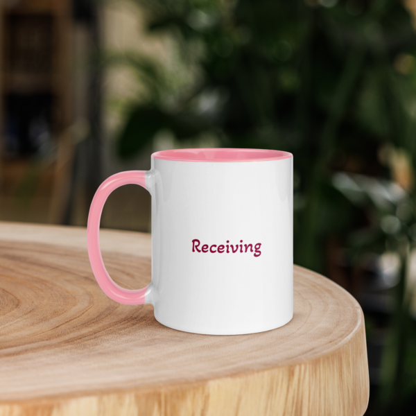 mug with color inside