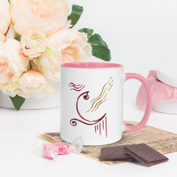 mug with color inside