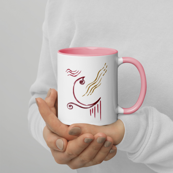 mug with color inside
