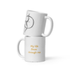 white glossy mug