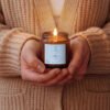 amber jar soy candle