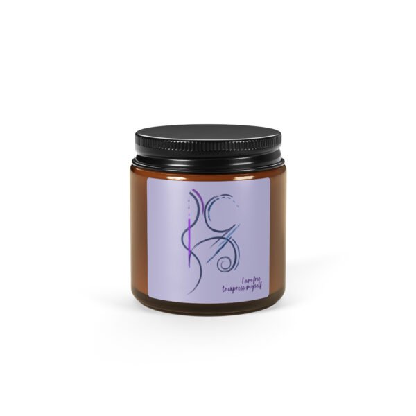 amber jar soy candle