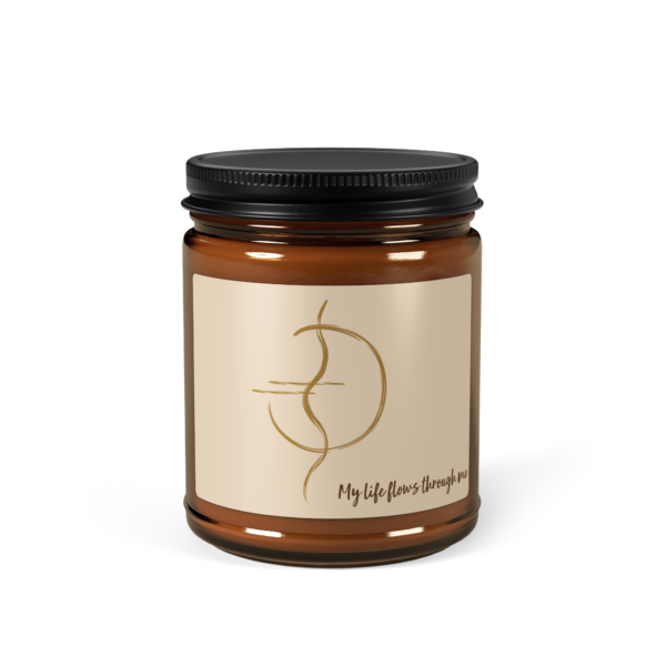 amber jar soy candle