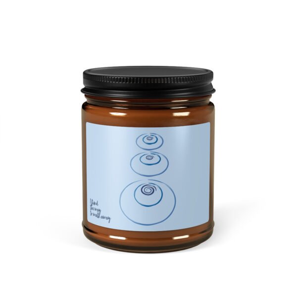 amber jar soy candle