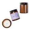 amber jar soy candle