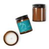 amber jar soy candle