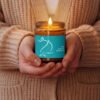 amber jar soy candle