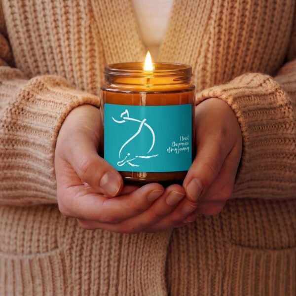amber jar soy candle
